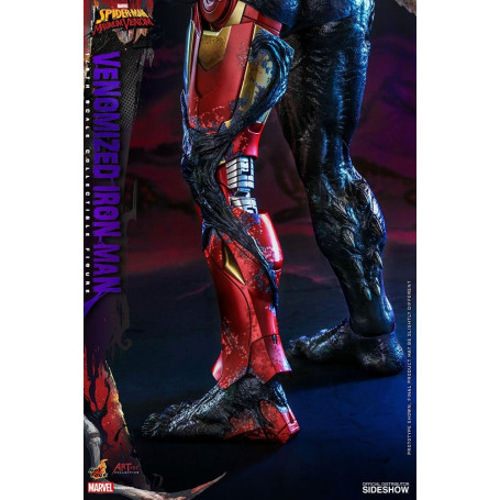 Juguetes calientes - Hombre de Hierro Venenoso - Marvel's Spider-Man: Figuras de Veneno Máximo Colección del Artista 1/6