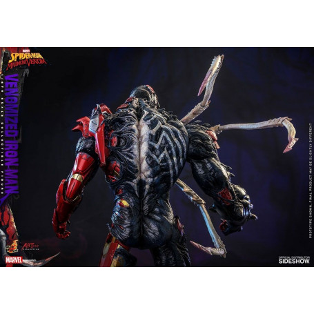 Juguetes calientes - Hombre de Hierro Venenoso - Marvel's Spider-Man: Figuras de Veneno Máximo Colección del Artista 1/6