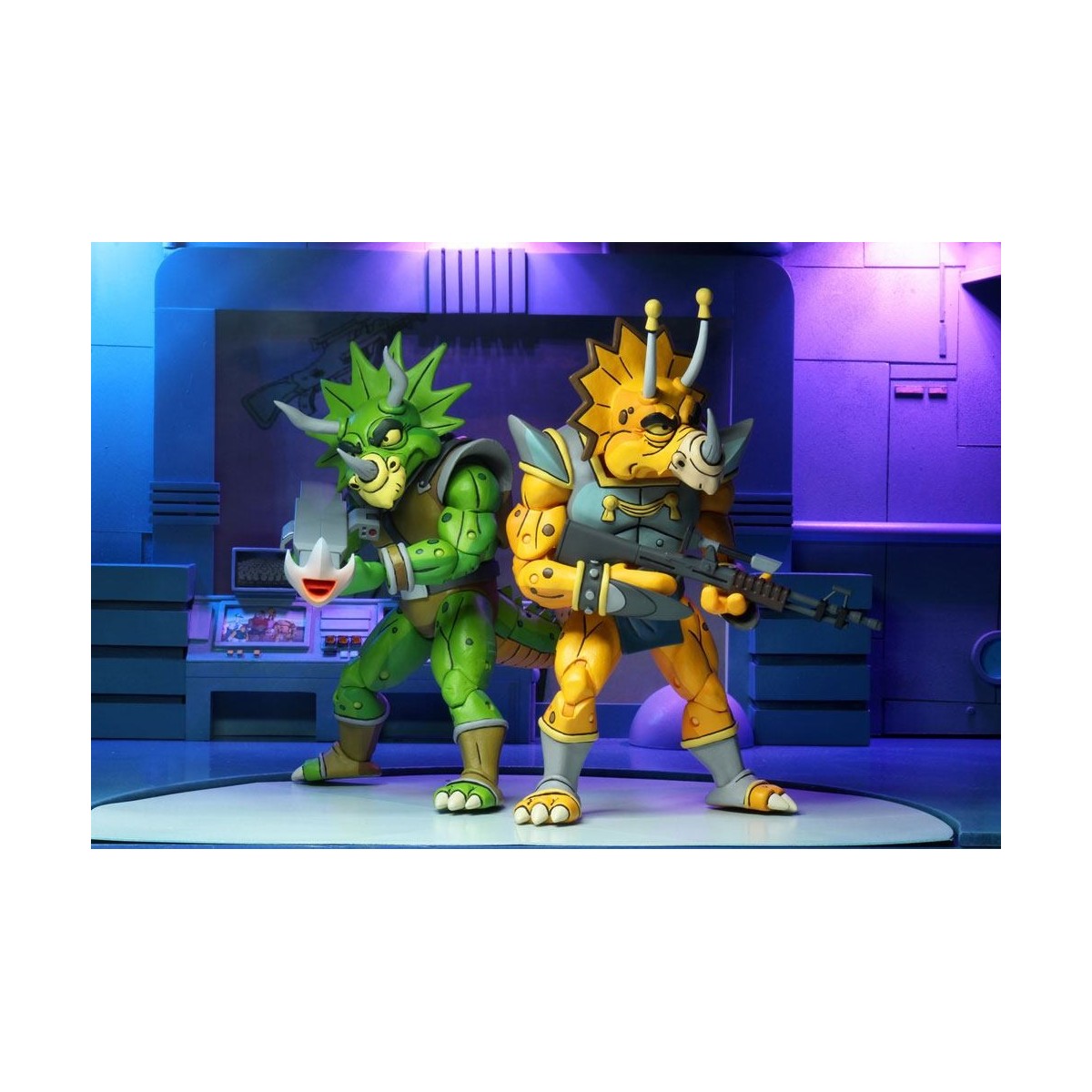 Neca - TMNT - Tortugas Ninja - Pack Captain Zarax & Zork