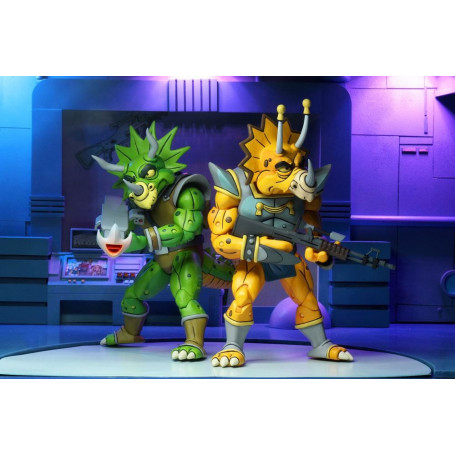 Neca - TMNT - Tortugas Ninja - Pack Captain Zarax & Zork