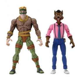 Neca - TMNT - Tortugas Ninja - Pack 2 figuras Rat King & Vernon
