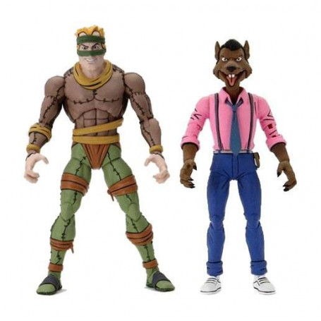 Neca - TMNT - Tortugas Ninja - Pack 2 figuras Rat King & Vernon