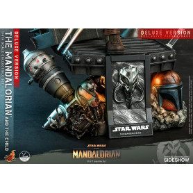 Juguetes calientes Star Wars - El Mandalorian y el niño de lujo 1/4