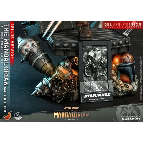 Juguetes calientes Star Wars - El Mandalorian y el niño de lujo 1/4