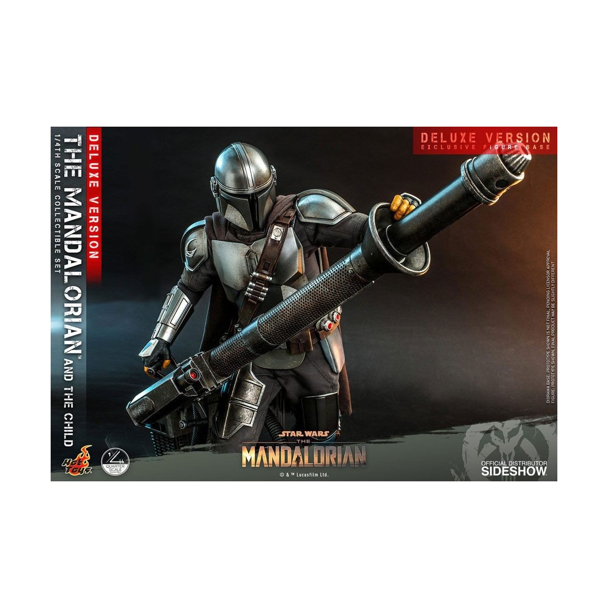 Juguetes calientes Star Wars - El Mandalorian y el niño de lujo 1/4