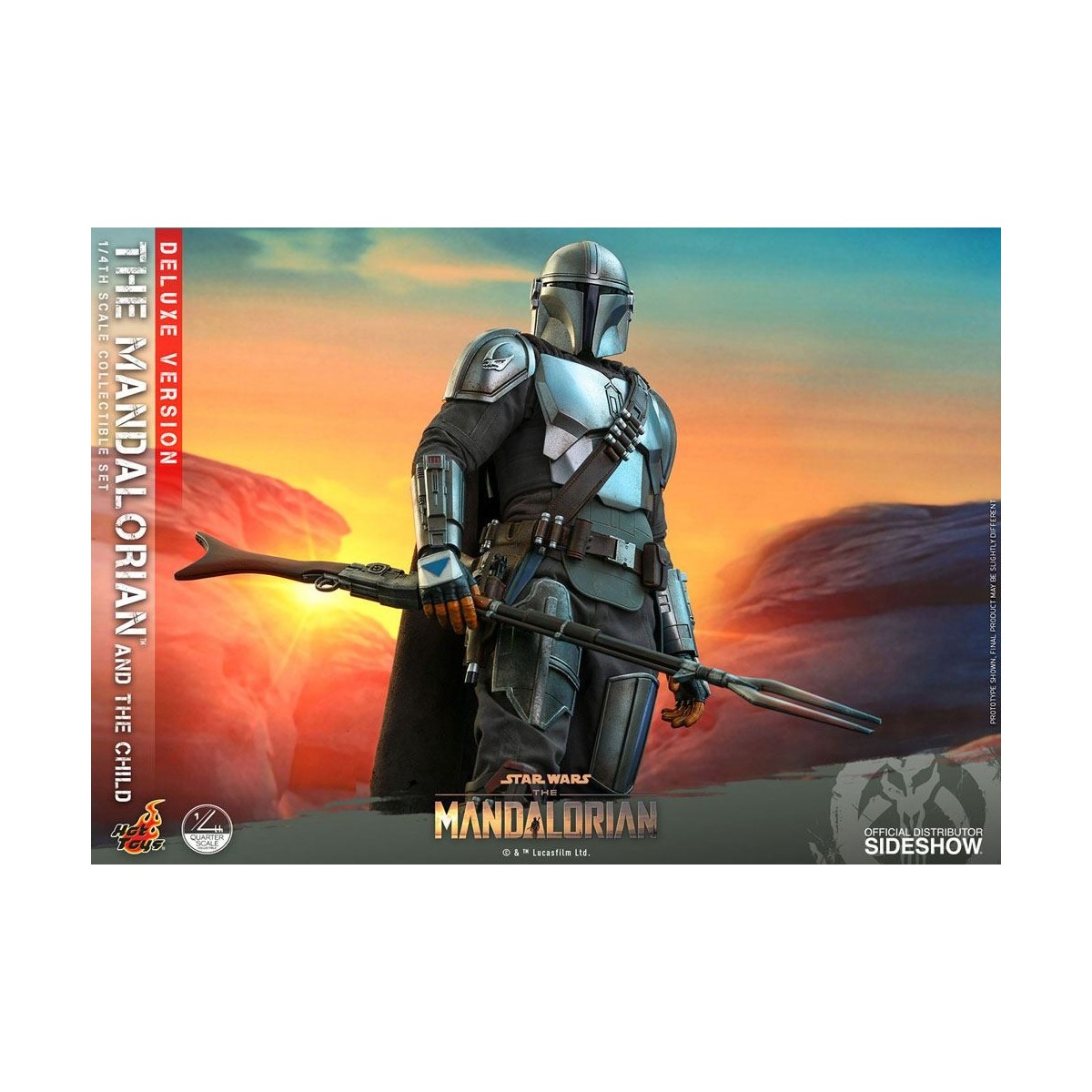 Juguetes calientes Star Wars - El Mandalorian y el niño de lujo 1/4