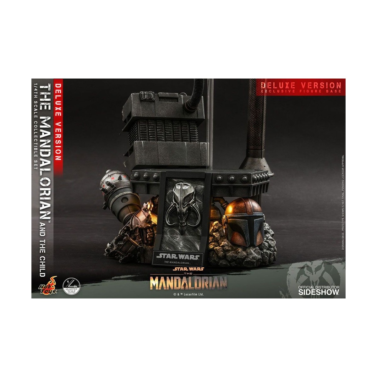 Juguetes calientes Star Wars - El Mandalorian y el niño de lujo 1/4