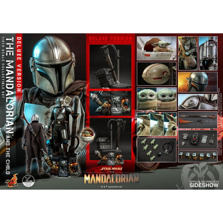 Juguetes calientes Star Wars - El Mandalorian y el niño de lujo 1/4