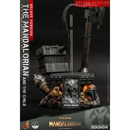 Juguetes calientes Star Wars - El Mandalorian y el niño de lujo 1/4