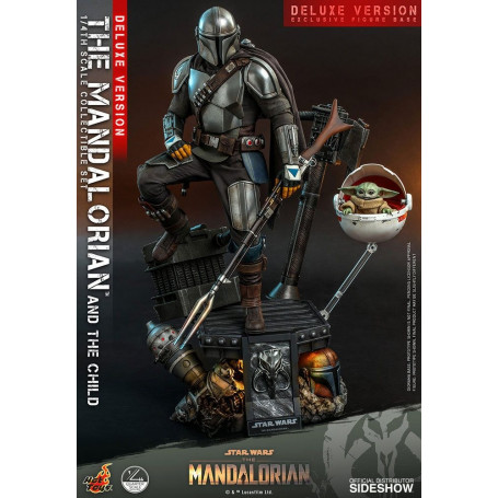Juguetes calientes Star Wars - El Mandalorian y el niño de lujo 1/4