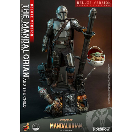 Juguetes calientes Star Wars - El Mandalorian y el niño de lujo 1/4