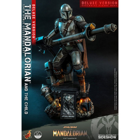 Juguetes calientes Star Wars - El Mandalorian y el niño de lujo 1/4