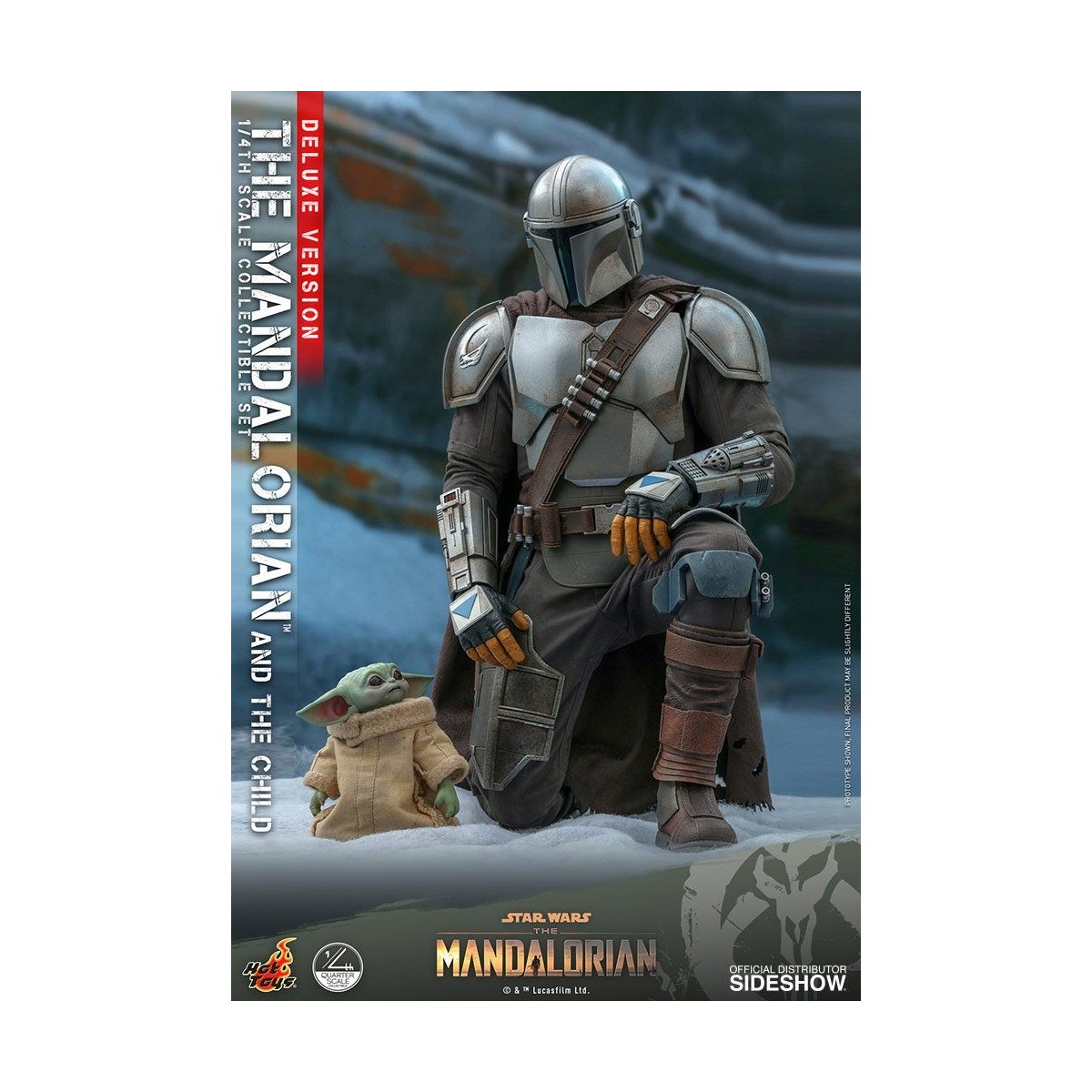 Juguetes calientes Star Wars - El Mandalorian y el niño de lujo 1/4