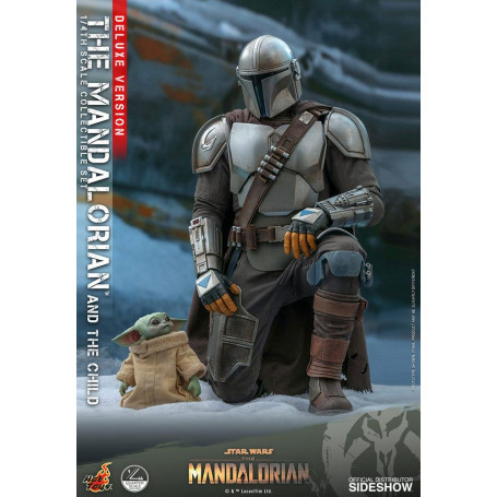 Juguetes calientes Star Wars - El Mandalorian y el niño de lujo 1/4