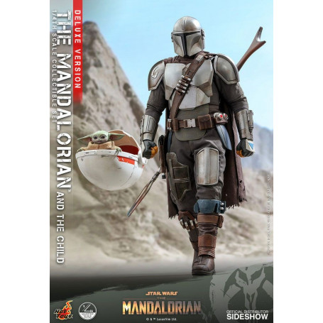 Juguetes calientes Star Wars - El Mandalorian y el niño de lujo 1/4