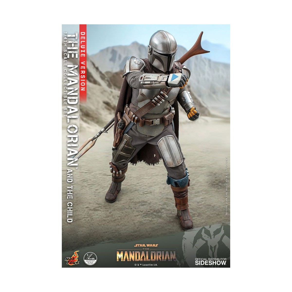 Juguetes calientes Star Wars - El Mandalorian y el niño de lujo 1/4