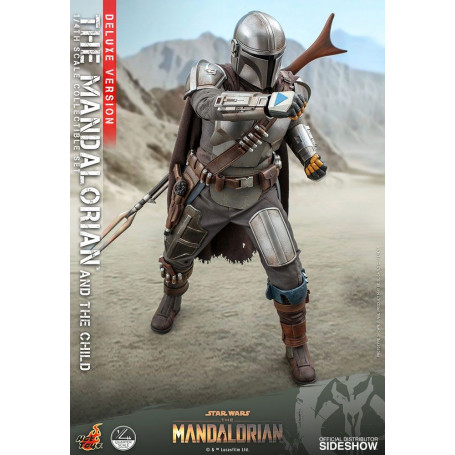 Juguetes calientes Star Wars - El Mandalorian y el niño de lujo 1/4