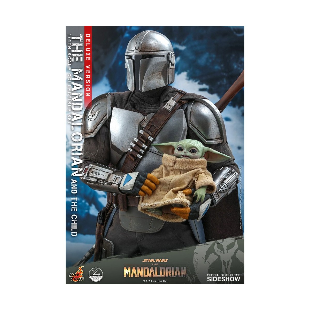 Juguetes calientes Star Wars - El Mandalorian y el niño de lujo 1/4