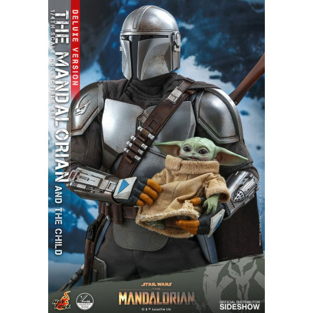 Juguetes calientes Star Wars - El Mandalorian y el niño de lujo 1/4