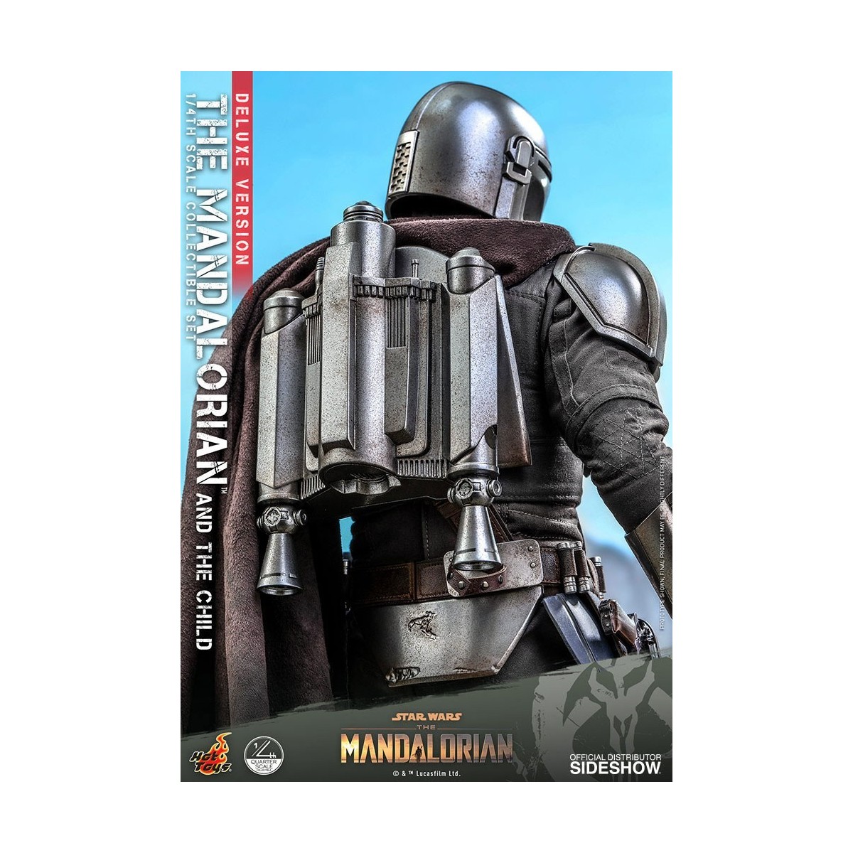 Juguetes calientes Star Wars - El Mandalorian y el niño de lujo 1/4