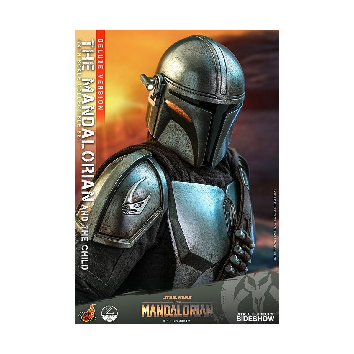 Juguetes calientes Star Wars - El Mandalorian y el niño de lujo 1/4