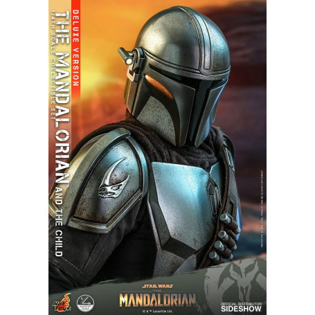 Juguetes calientes Star Wars - El Mandalorian y el niño de lujo 1/4