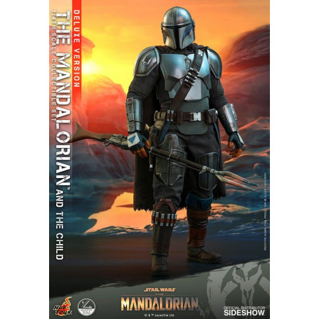 Juguetes calientes Star Wars - El Mandalorian y el niño de lujo 1/4