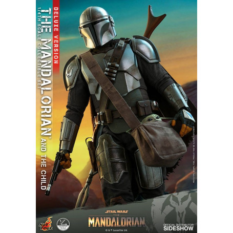Juguetes calientes Star Wars - El Mandalorian y el niño de lujo 1/4