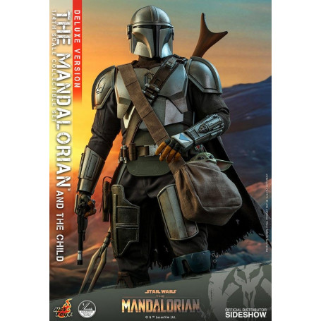 Juguetes calientes Star Wars - El Mandalorian y el niño de lujo 1/4