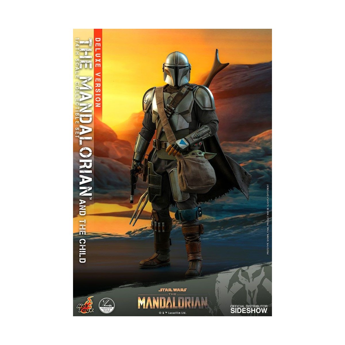 Juguetes calientes Star Wars - El Mandalorian y el niño de lujo 1/4