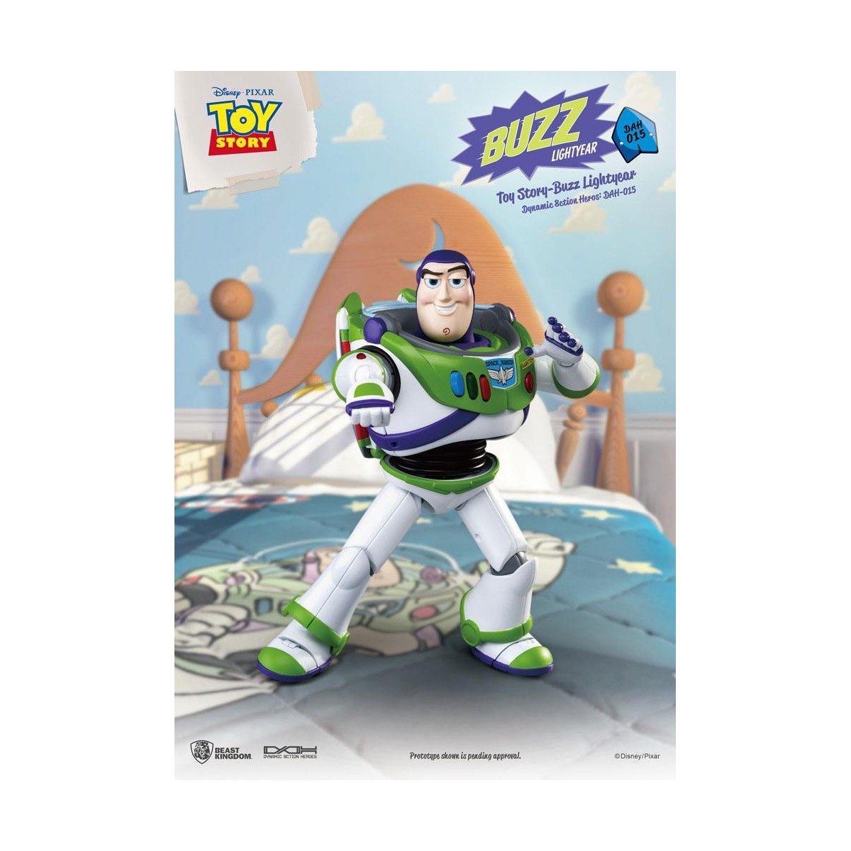 Reino de la Bestia - Toy Story Buzz Lightyear - Héroes de Acción Dinámica 1/9 figura de acción