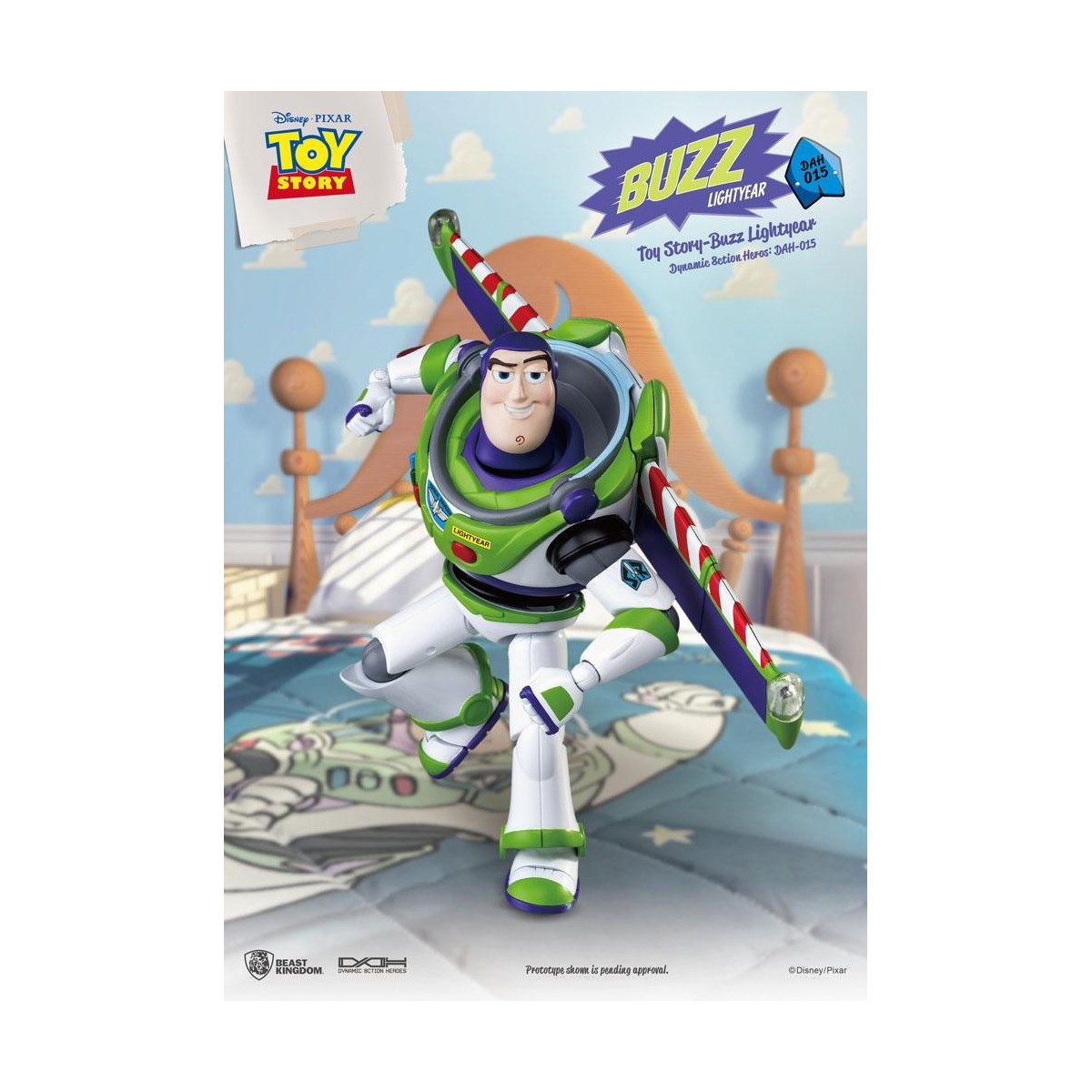 Reino de la Bestia - Toy Story Buzz Lightyear - Héroes de Acción Dinámica 1/9 figura de acción