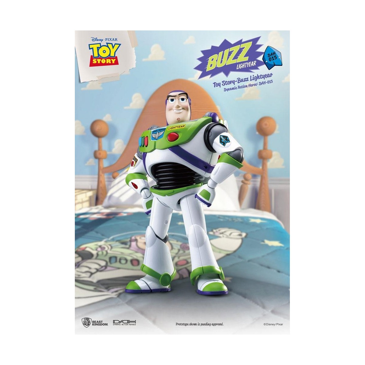 Reino de la Bestia - Toy Story Buzz Lightyear - Héroes de Acción Dinámica 1/9 figura de acción