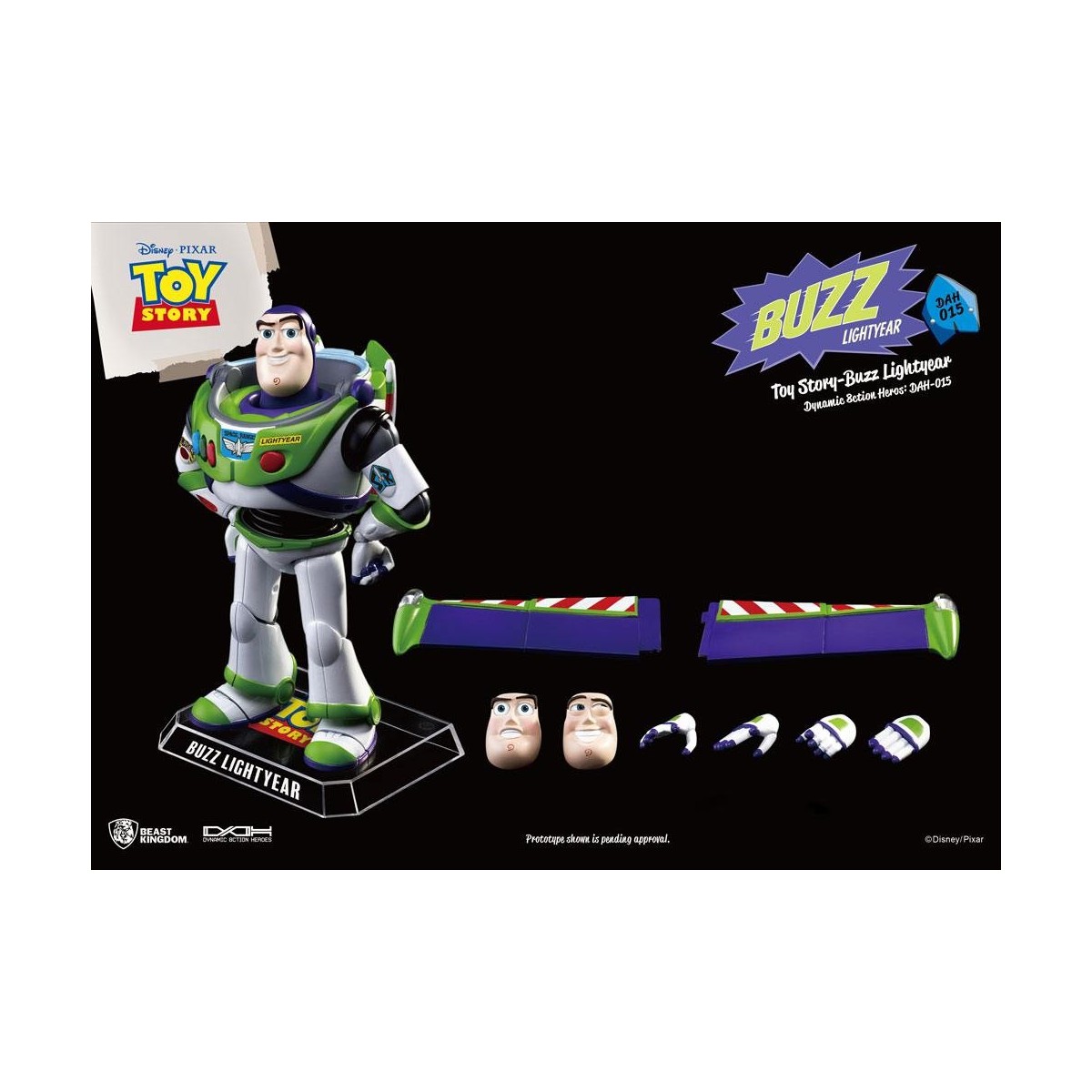 Reino de la Bestia - Toy Story Buzz Lightyear - Héroes de Acción Dinámica 1/9 figura de acción