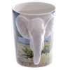 Taza con manija de elefante