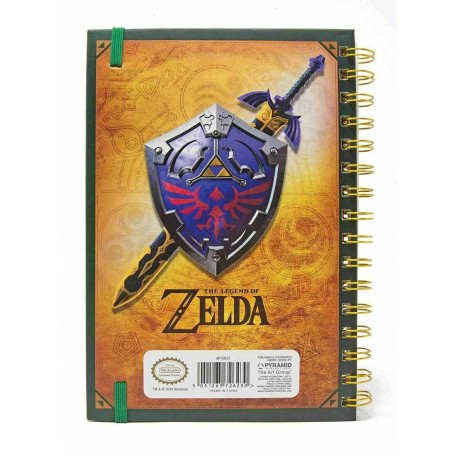 The Legend Of Zelda - Nintendo 3D Lenticular Notebook A5