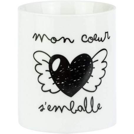 Taza de cerámica Mi corazón se acelera