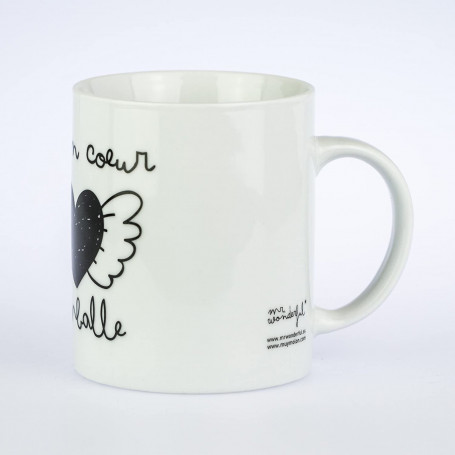 Taza de cerámica Mi corazón se acelera