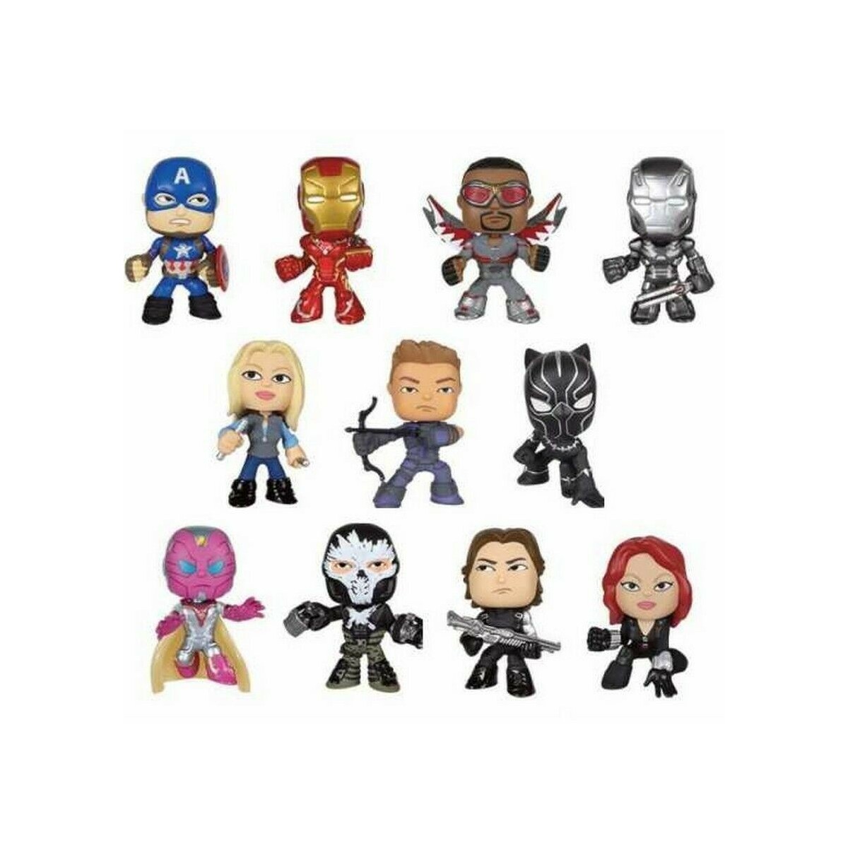 Figuras Funko Mini Marvel Vengadores Capitán América: Guerra Civil Modelo al azar