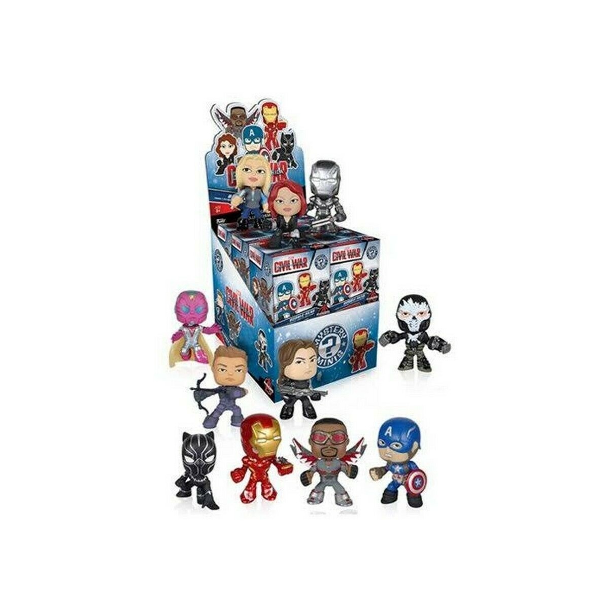 Figuras Funko Mini Marvel Vengadores Capitán América: Guerra Civil Modelo al azar