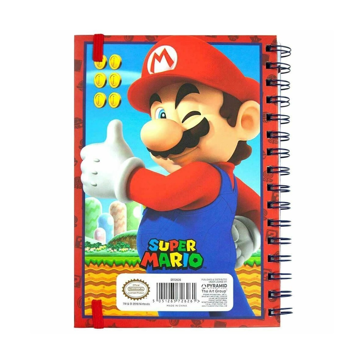 Nintendo Mario - Super Mario Lenticular A5 Notebook