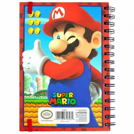 Nintendo Mario - Super Mario Lenticular A5 Notebook