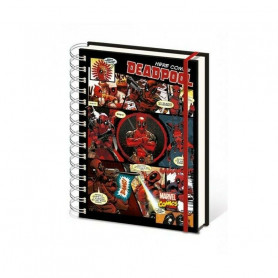 Marvel Cahier A5 Deadpool Comic Images