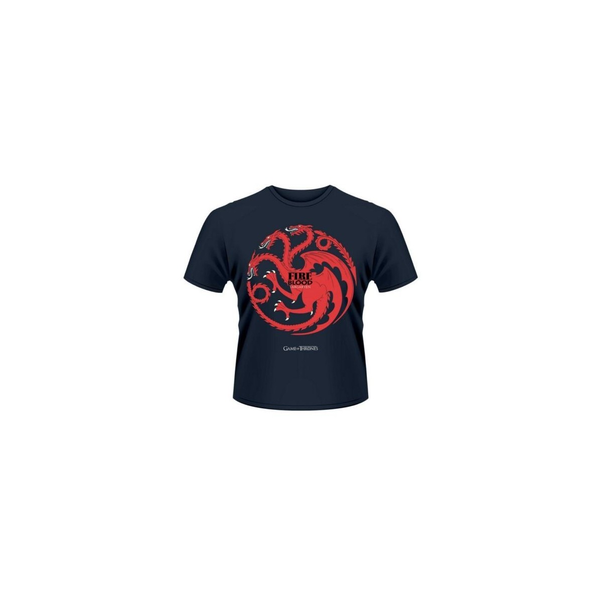 T-shirt Game of Thrones : Targaryen "Fire and Blood" Tailles S