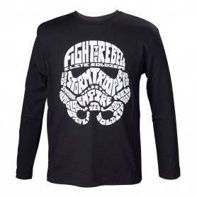 Star Wars - Camiseta para niños - Caligrafía de Stormtrooper 110-116