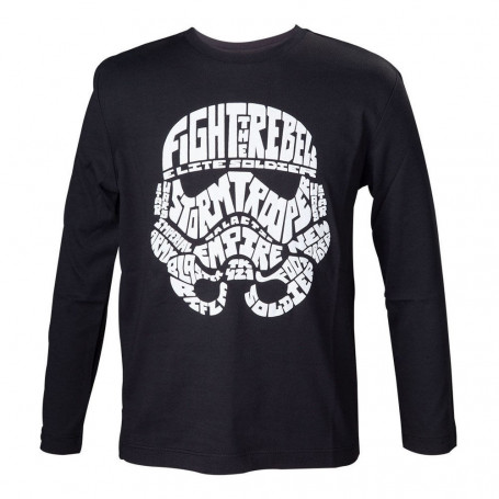 Star Wars - Camiseta para niños - Caligrafía de Stormtrooper 110-116
