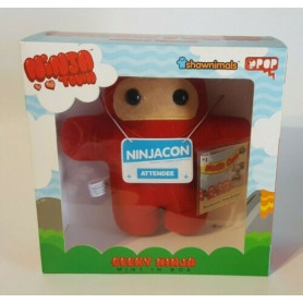 Peluche Ninja Geek Rouge