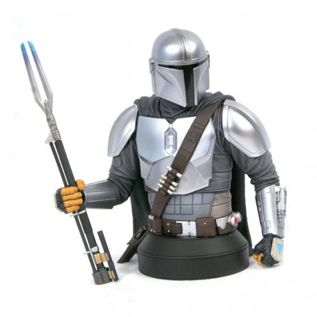 Gigante Suave - Star Wars La Armadura Mandaloriana Completa de Beskar 1/6 Busto - SDCC 2020 Exclusivo