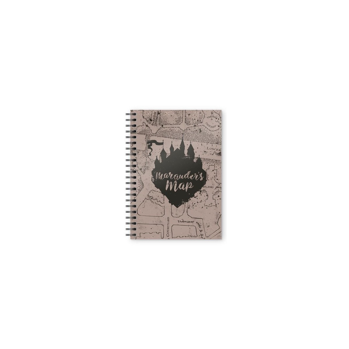 Mapa de los merodeadores de Harry Potter - Cuaderno A5