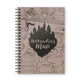 Mapa de los merodeadores de Harry Potter - Cuaderno A5
